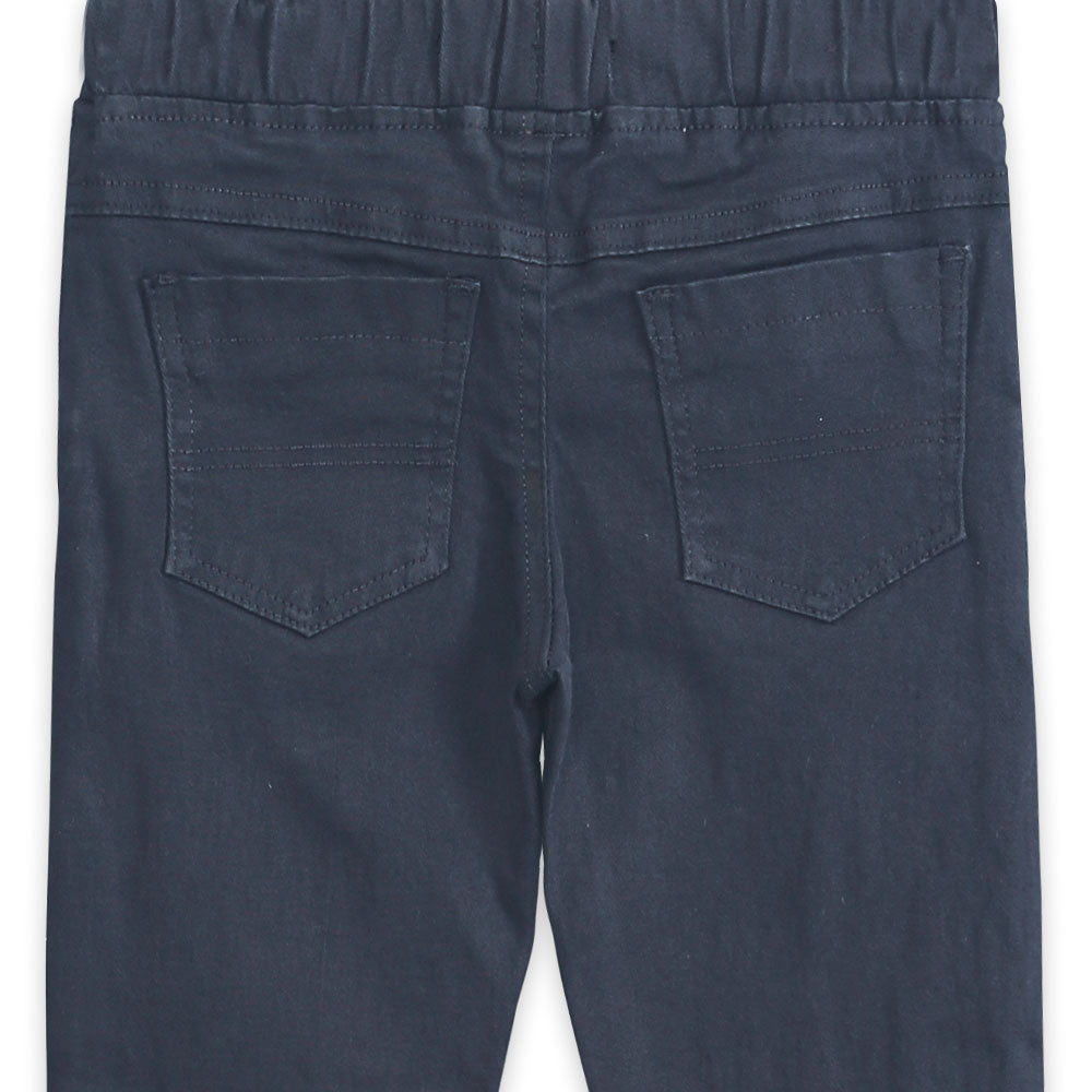GIRL PANT NAVY PEARLS