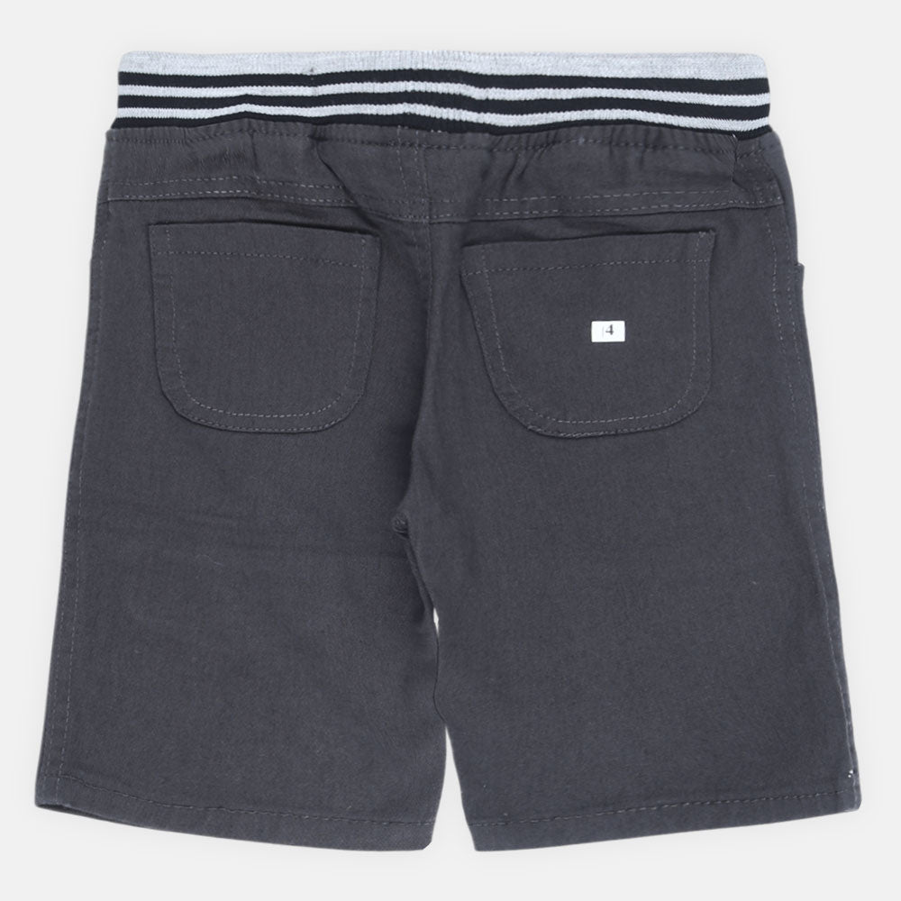 BOY BERMUDA SHORT DARK GREY