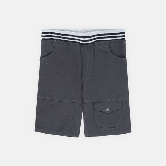 BOY BERMUDA SHORT DARK GREY