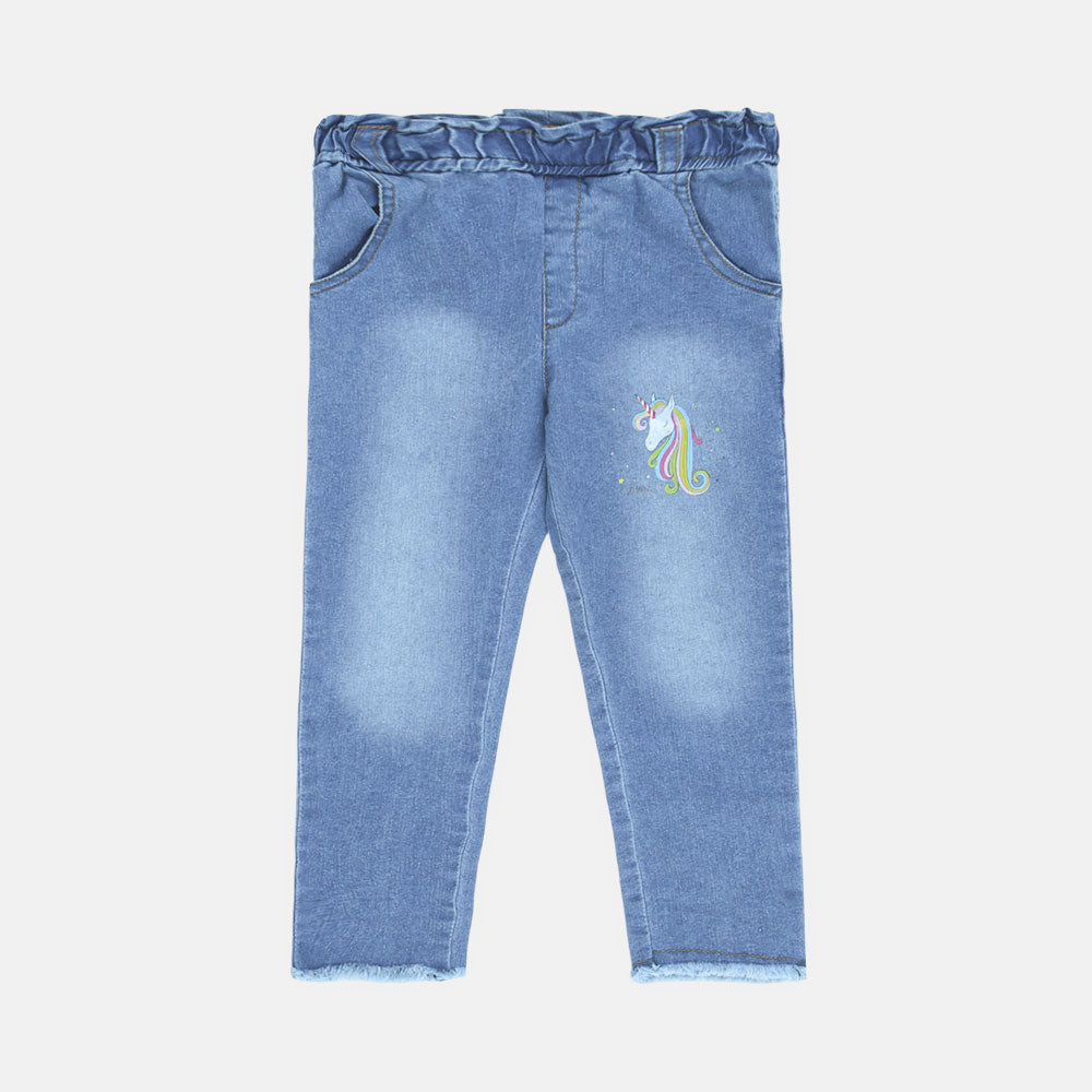 GIRL JEANS UNICORN DENIM