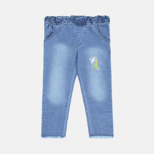 GIRL JEANS UNICORN DENIM