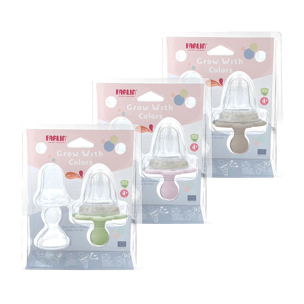 GRIP N BITE LOLIPOP BABY ORAL SET