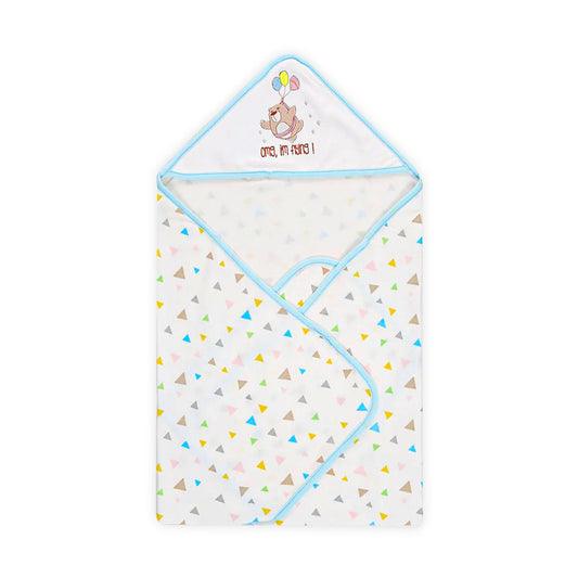 WRAPING SHEET SKY BLUE BEAR