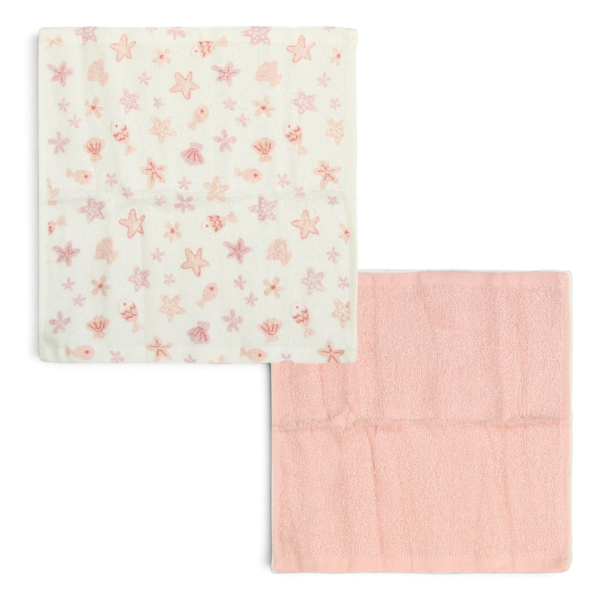 MARINE LIFE FACE TOWEL PK-4