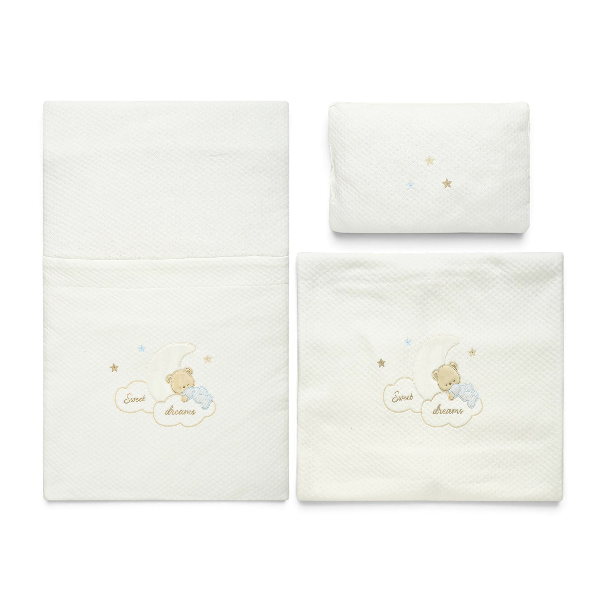 DREAMY BEAR 2-IN-1 WHITE SLEEPING SET