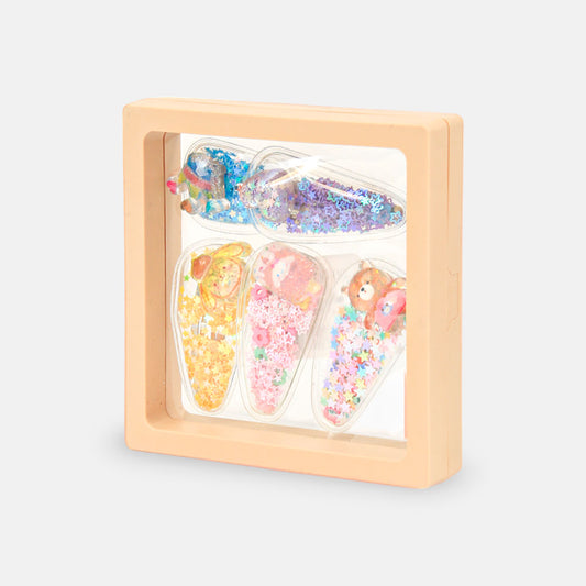 HAIR CLIPS PK-5 STAR DUST CLIPS