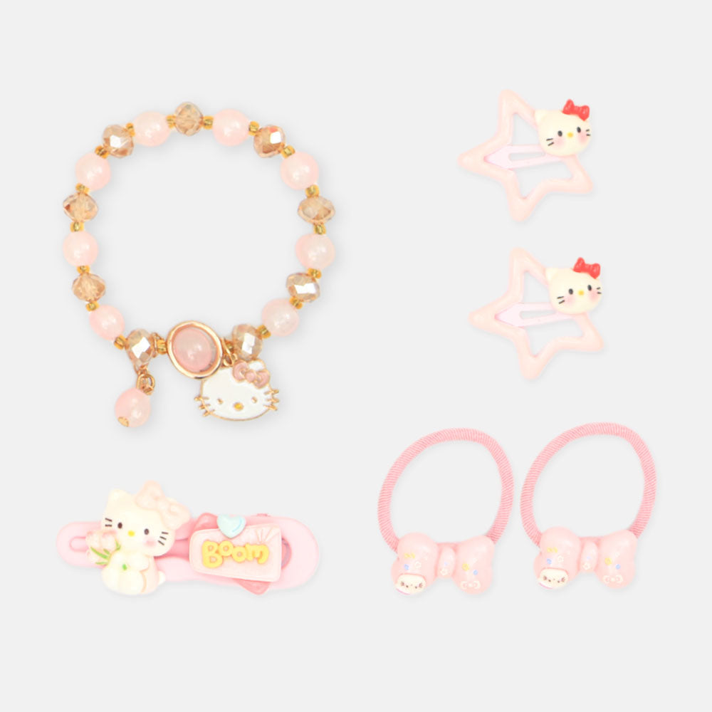 HAIR ORNAMENTS SET HELLO KITTY