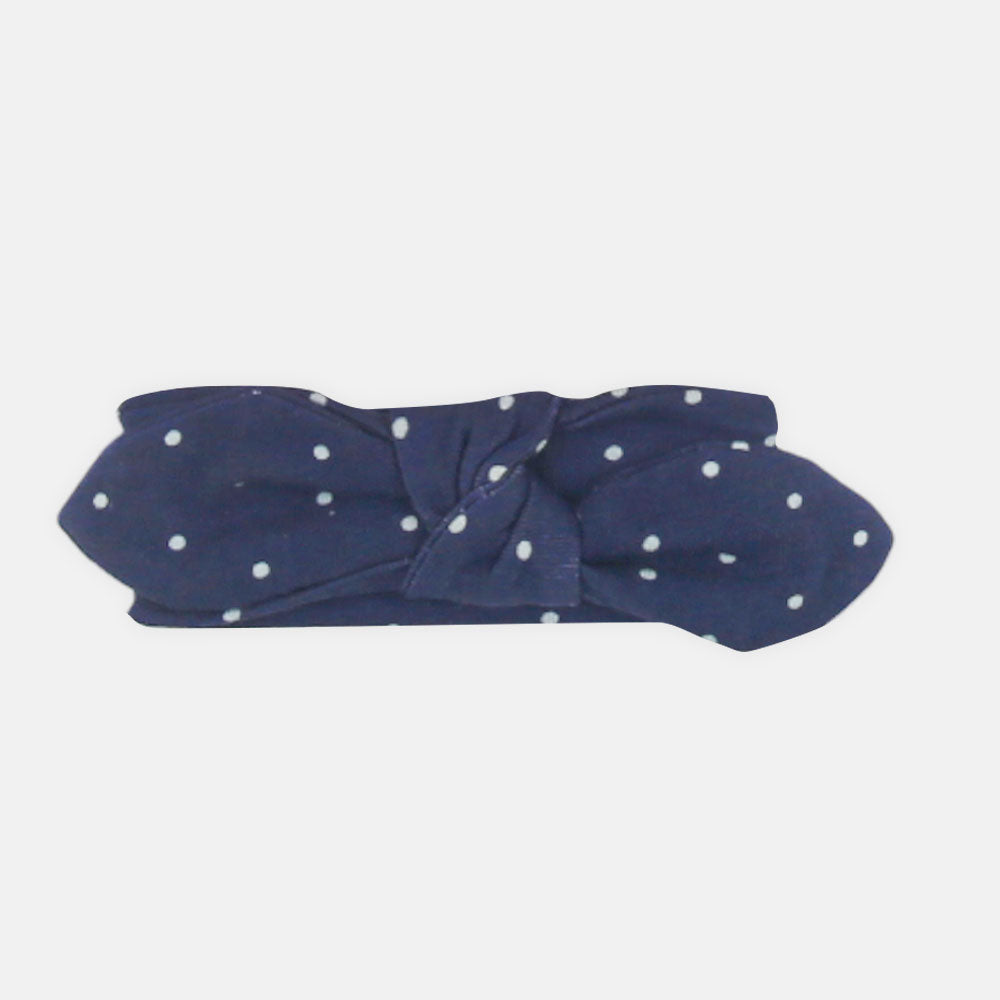 HEAD BANDS PK-3 BLUE POLKA DOT