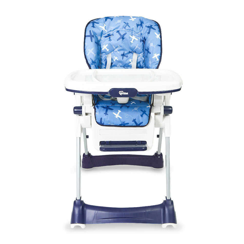 BABY ADJUSTABLE HIGH CHAIR-BLUE AEROPLANE