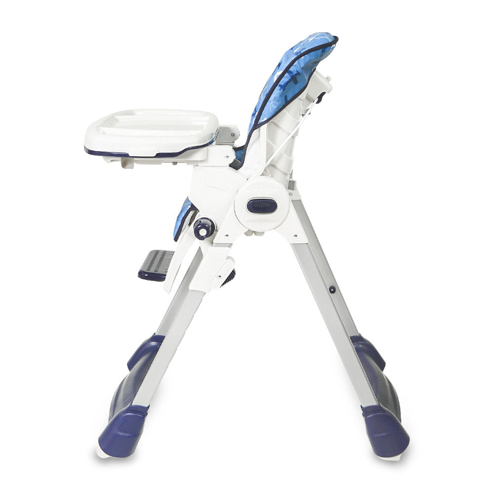 BABY ADJUSTABLE HIGH CHAIR-BLUE AEROPLANE