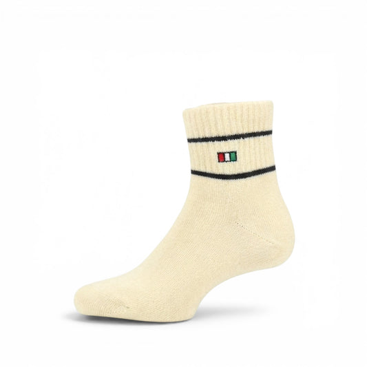CREAM ANKLE BOY SOCKS