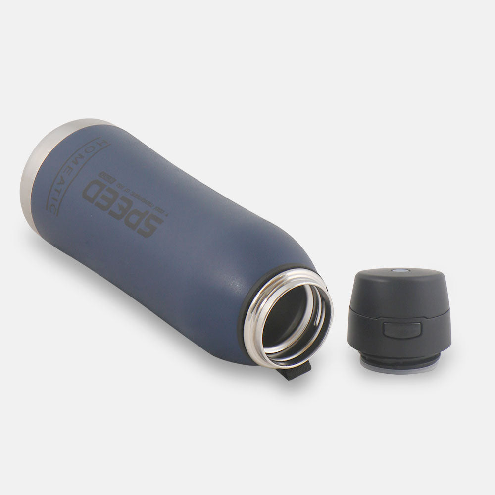 STEEL WATER BOTTLE 800 ML NAVY SPEED