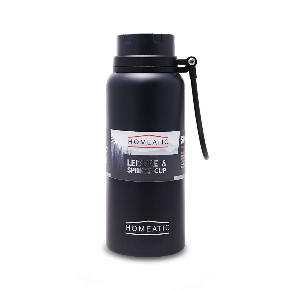 STEEL WATER BOTTLE 950 ML BLACK
