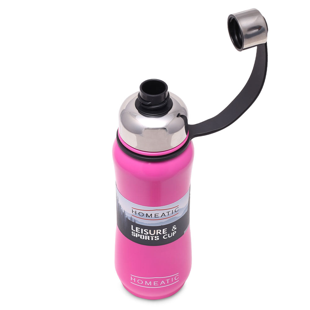 STEEL WATER BOTTLE 500 ML PINK