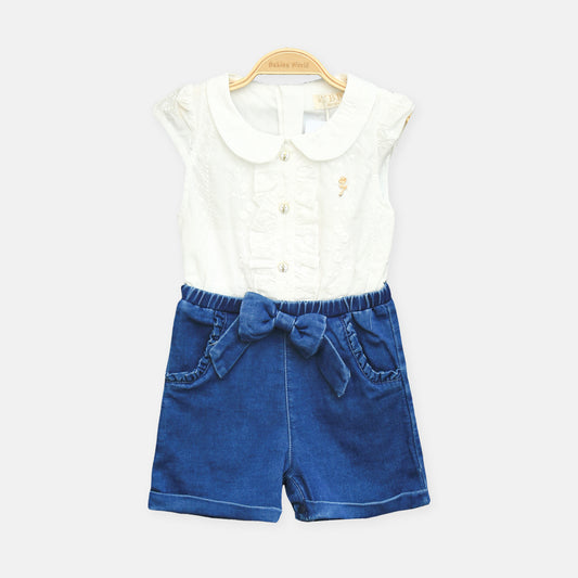 Denim Chic Romper