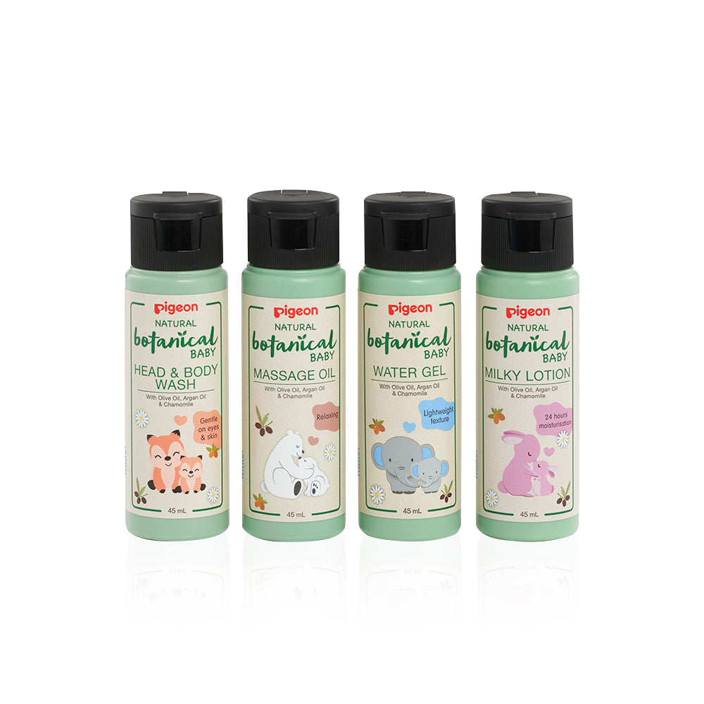 Natural Botanical Baby Travel Set