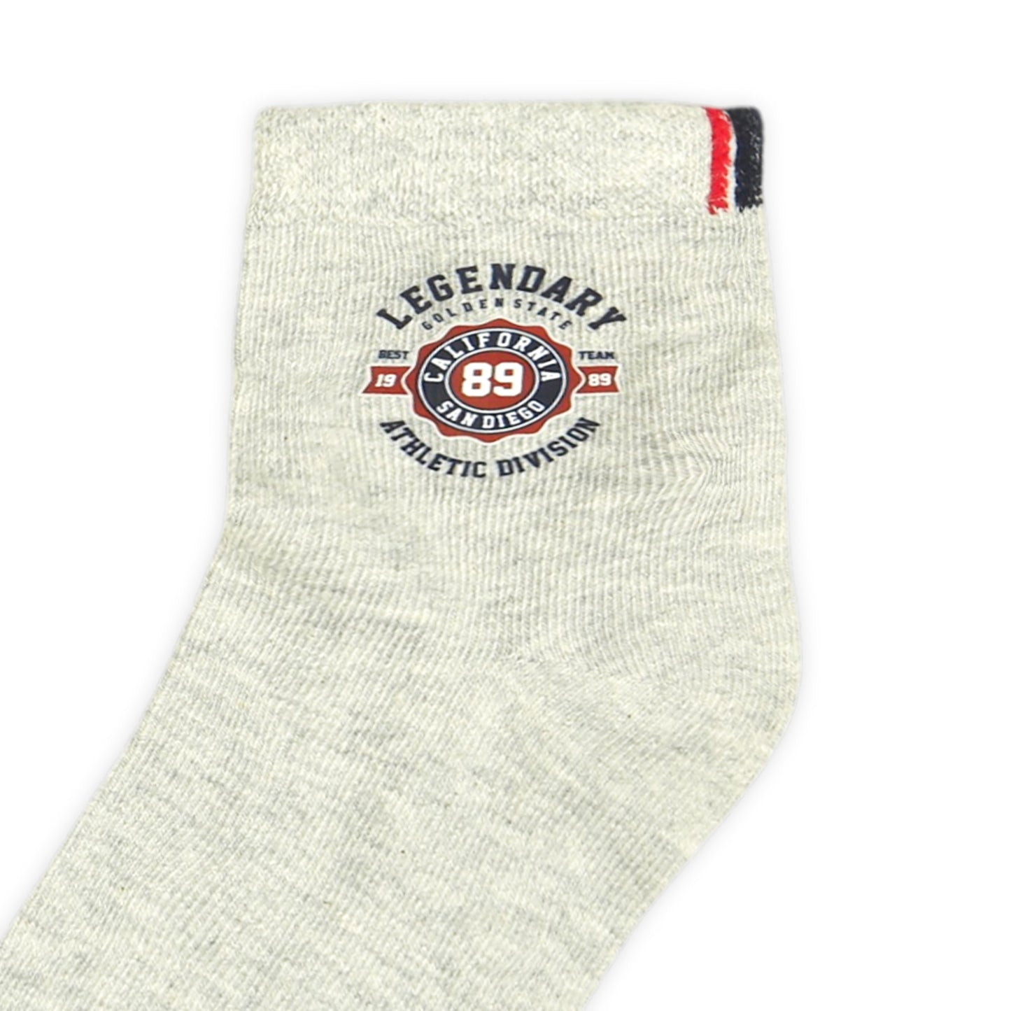 LEGENDARY GREY ANKLE BOY SOCKS