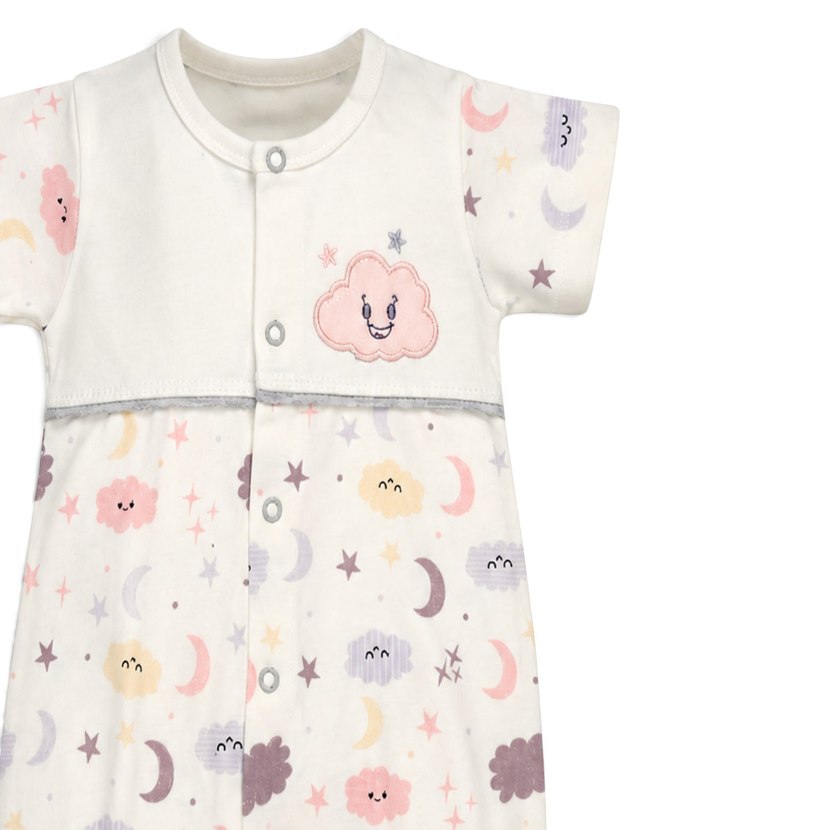 BABY "DREAMY CLOUD & MOON" ROMPER