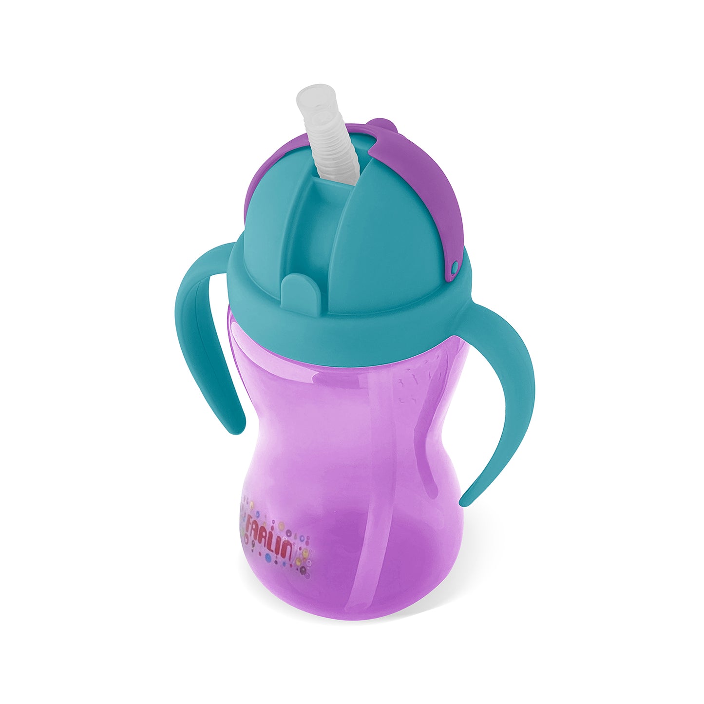 Farlin Sipper Cup With Handle Purple - 270ml