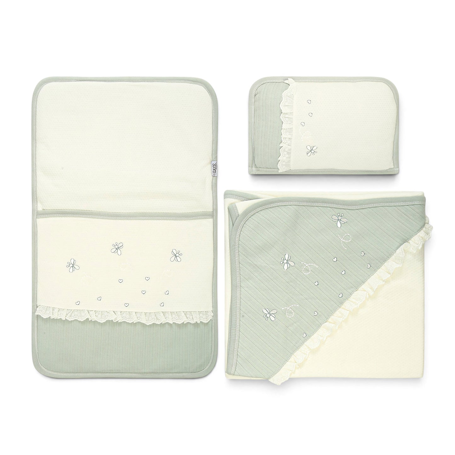 SAGE GREEN LACE SLEEPING SET