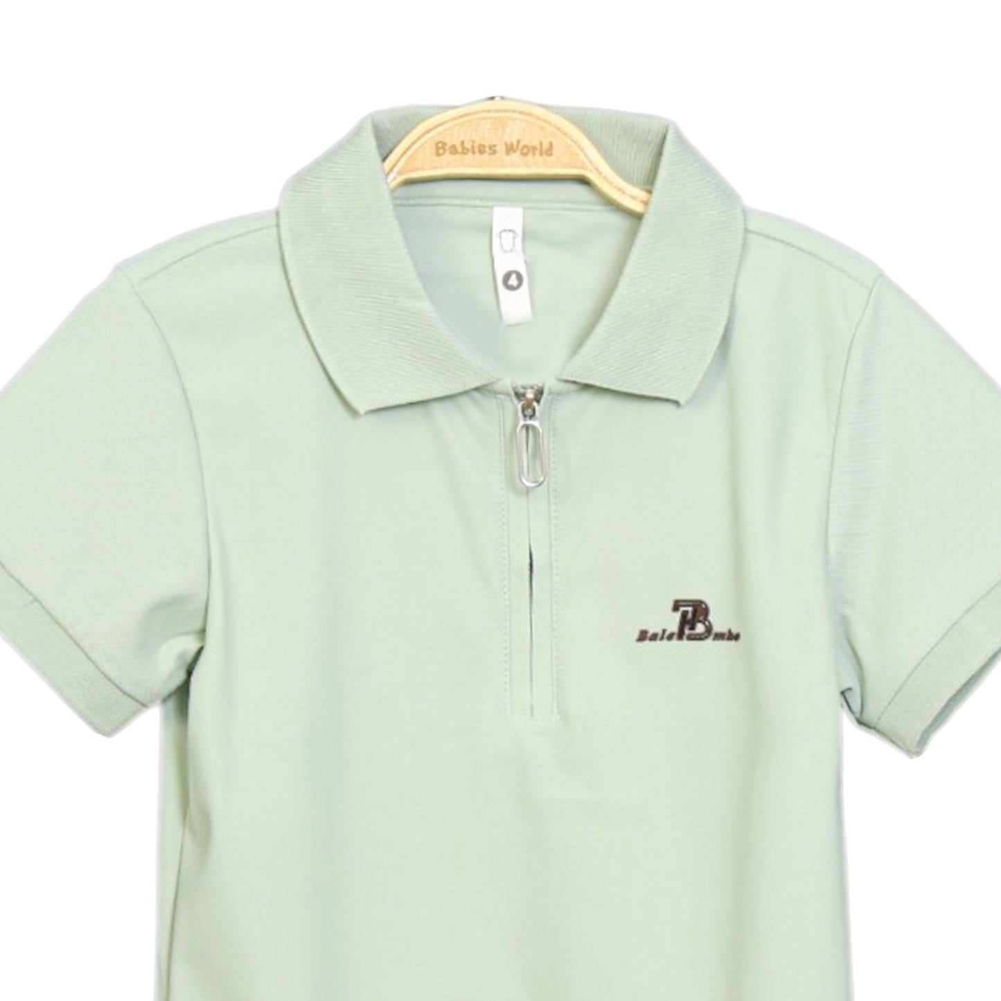 ZIPPER GREEN POLO