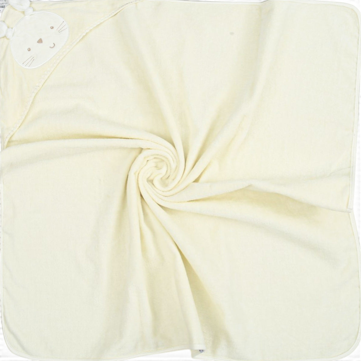 CREAM BUNNY HOODED BATH TOWEL