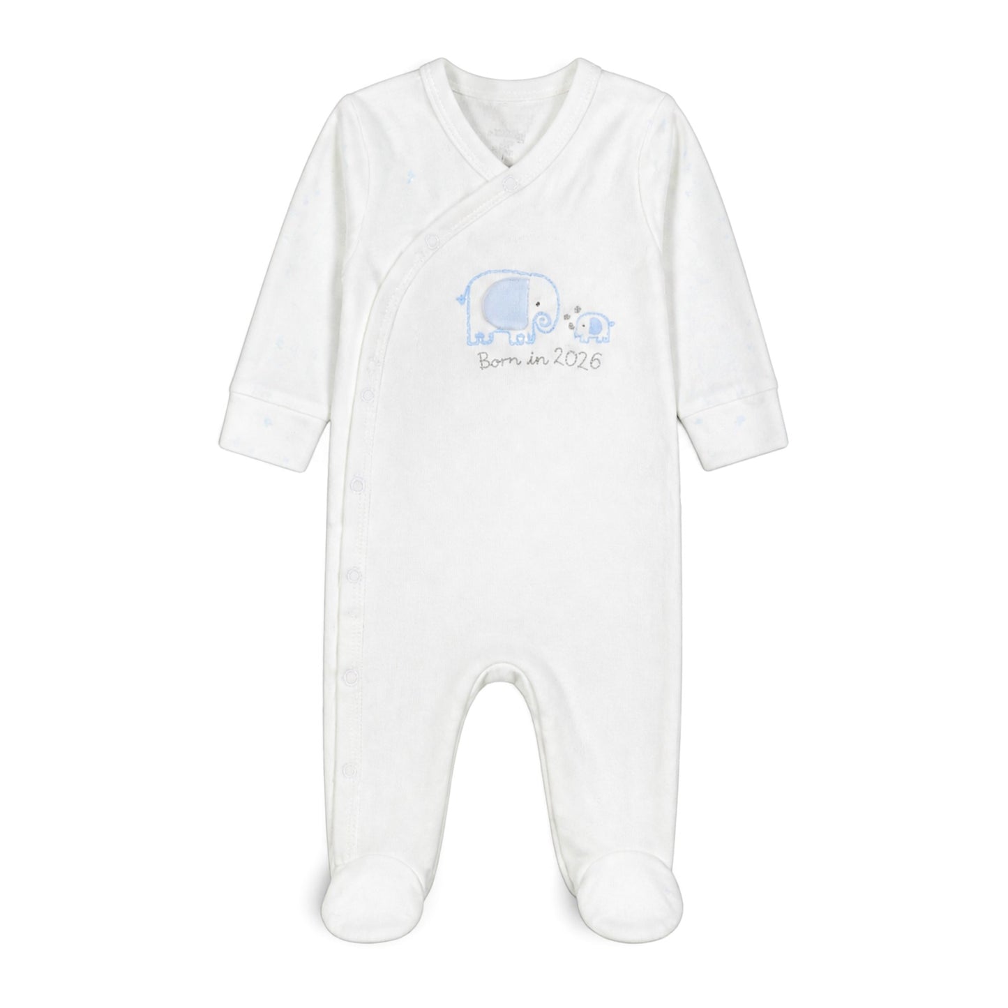 BLUE & WHITE LAYETTE SET BOYS