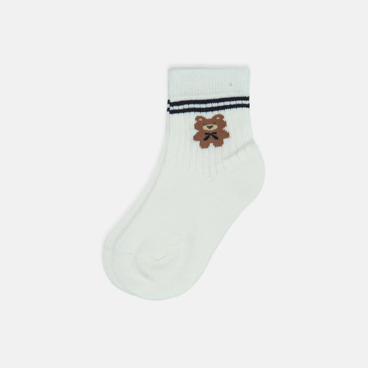 BOY SOCKS TEDDY CUFF ACCENT