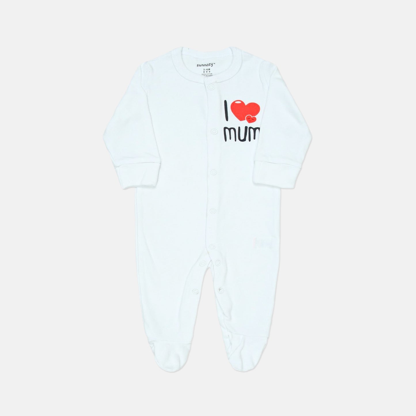 I Love Mom & Dad Sleepsuits Pk-3
