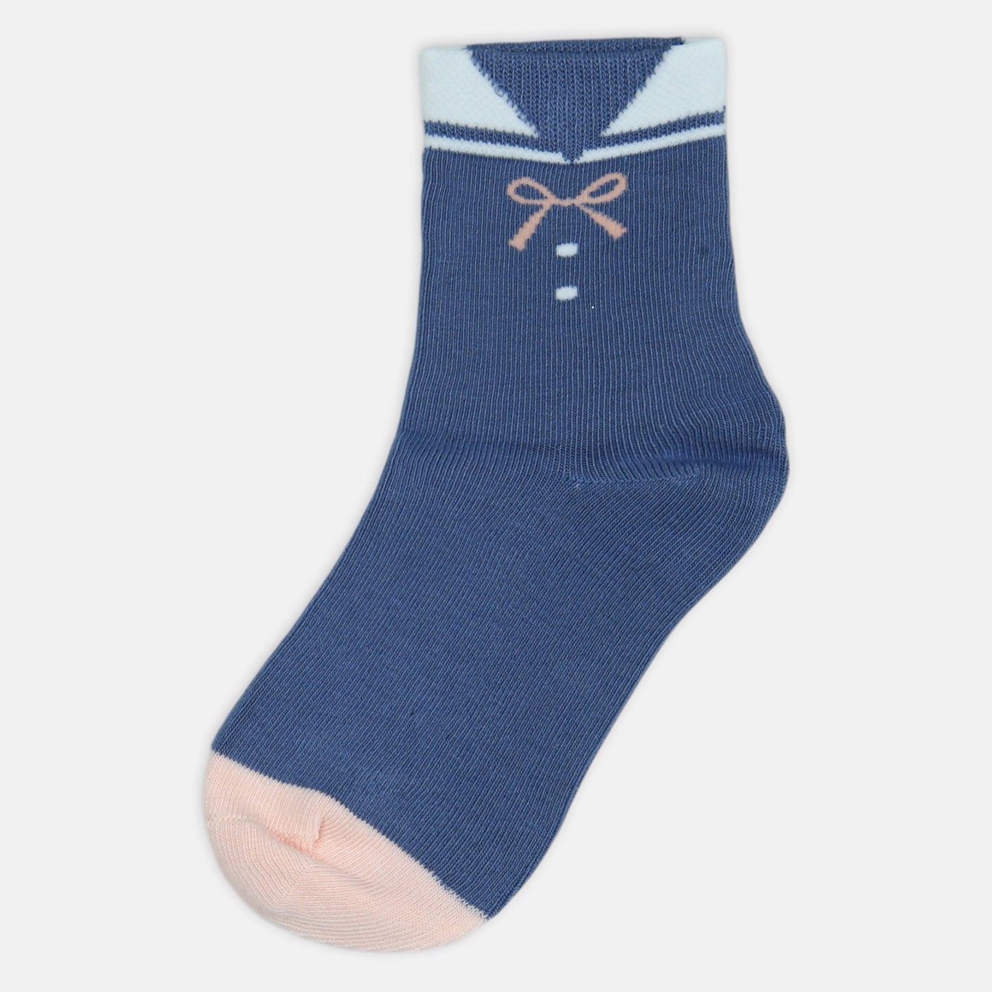 GIRL SOCKS NAVY NAUTICAL SAILOR