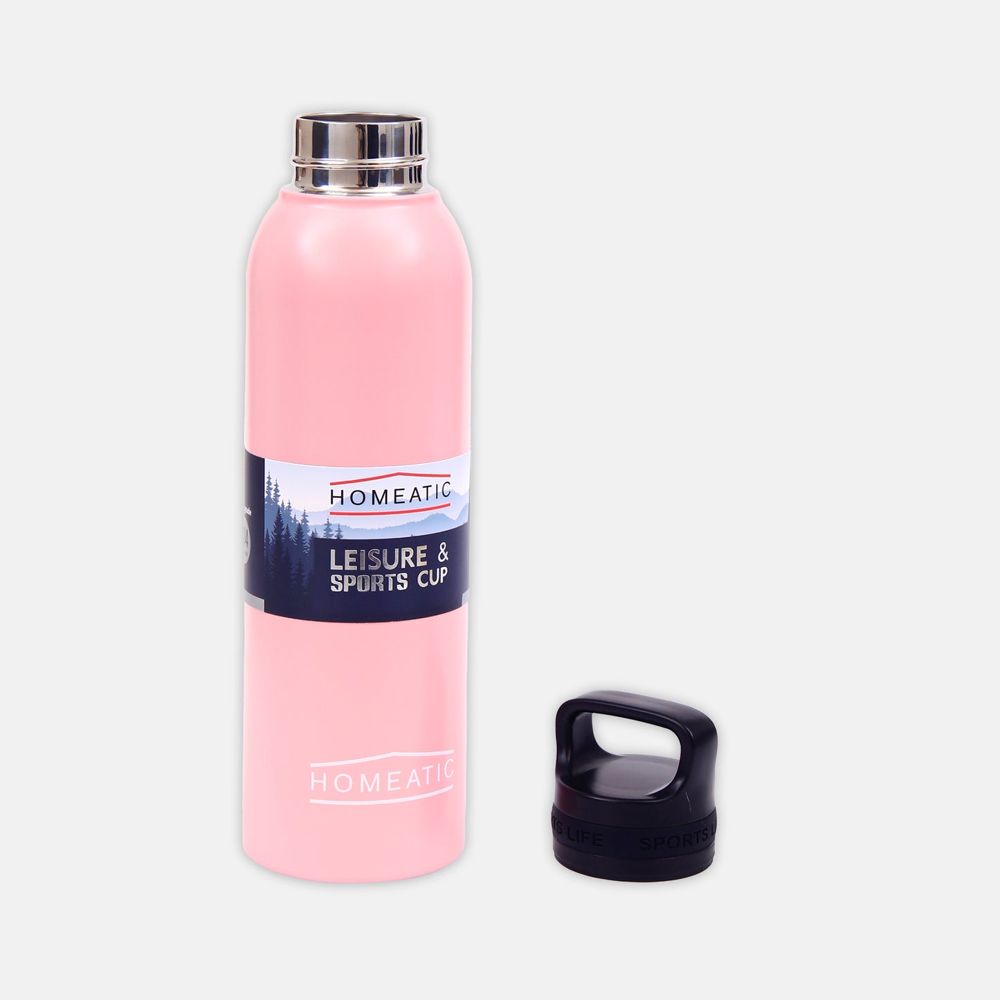 STEEL WATER BOTTLE 730 ML PINK