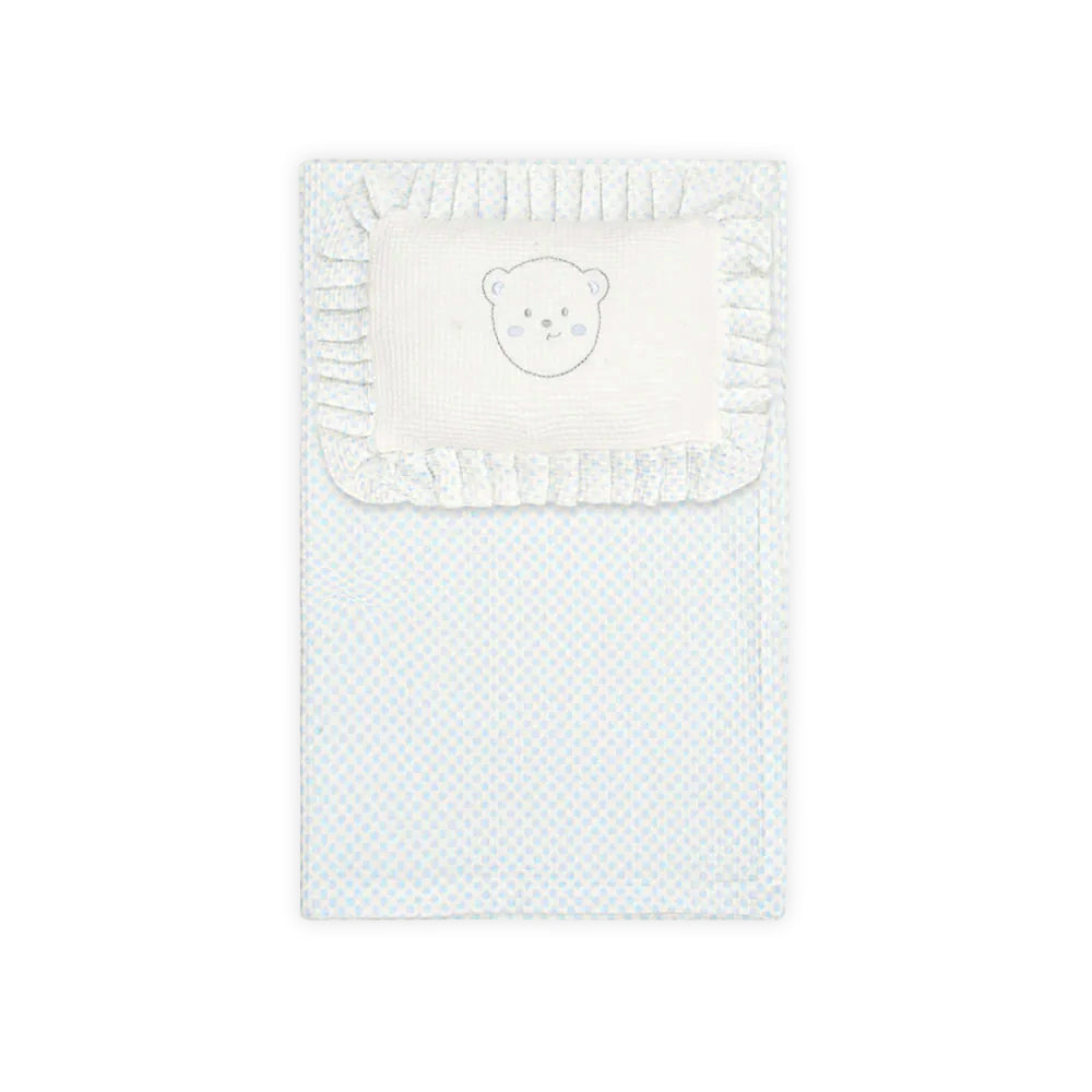 PILLOW W/WRAPING SHEET BEAR & CHECKER