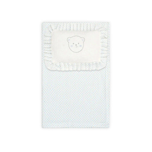 PILLOW W/WRAPING SHEET BEAR & CHECKER