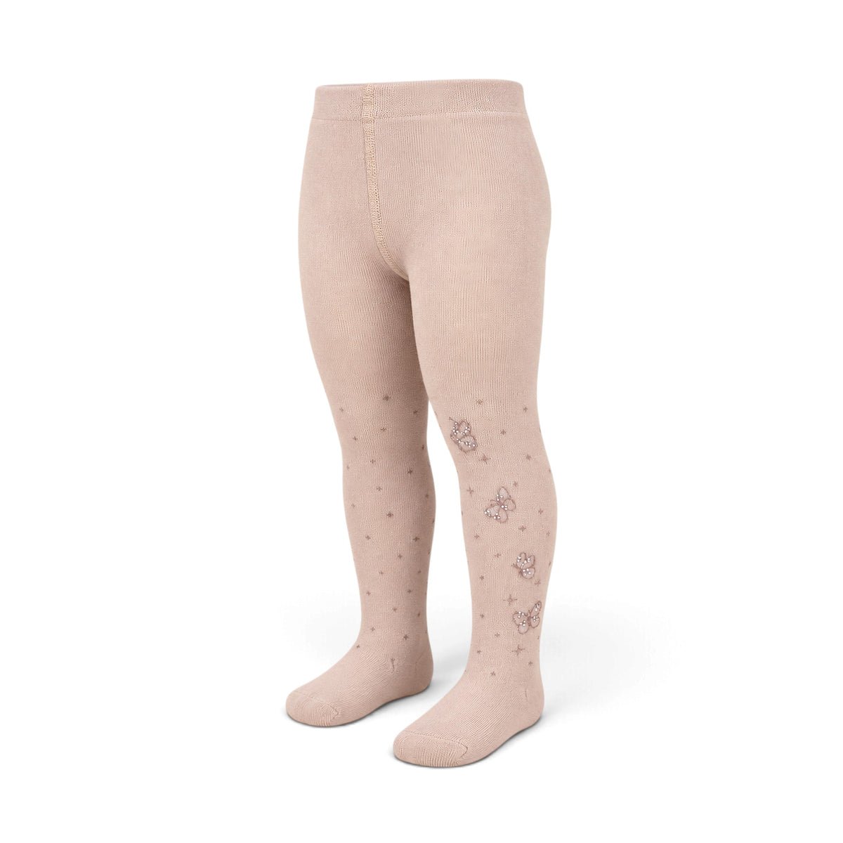 LEGGINGS BUTTERFLY AND POLKA DOT DUSTY PINK