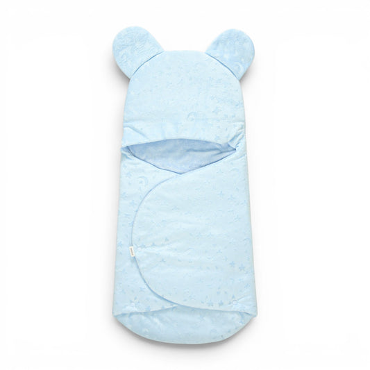 CLOUD BLUE PLUSH HOODED CARRY NEST