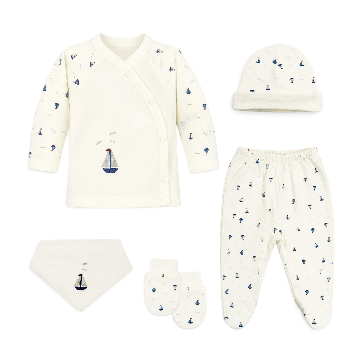 CREAM BABY BOY GIFT SET