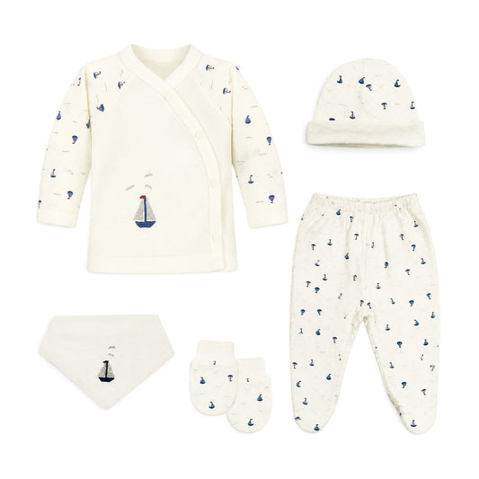CREAM BABY BOY GIFT SET