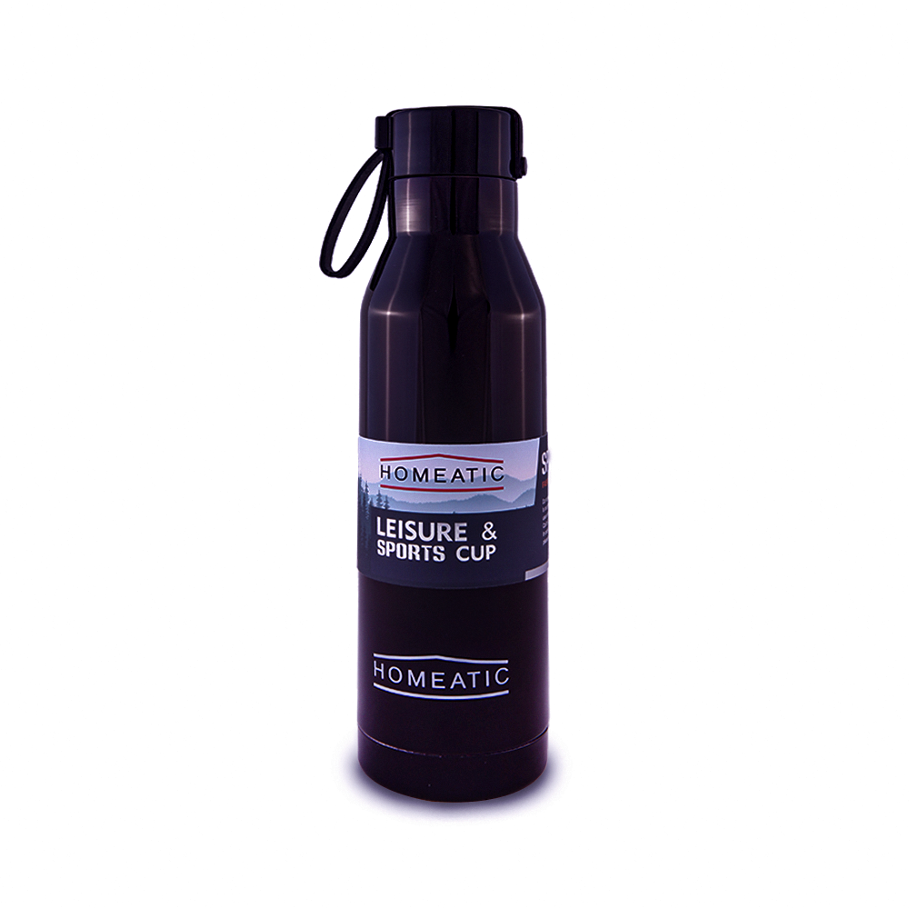 STEEL WATER BOTTLE 500 ML BLACK