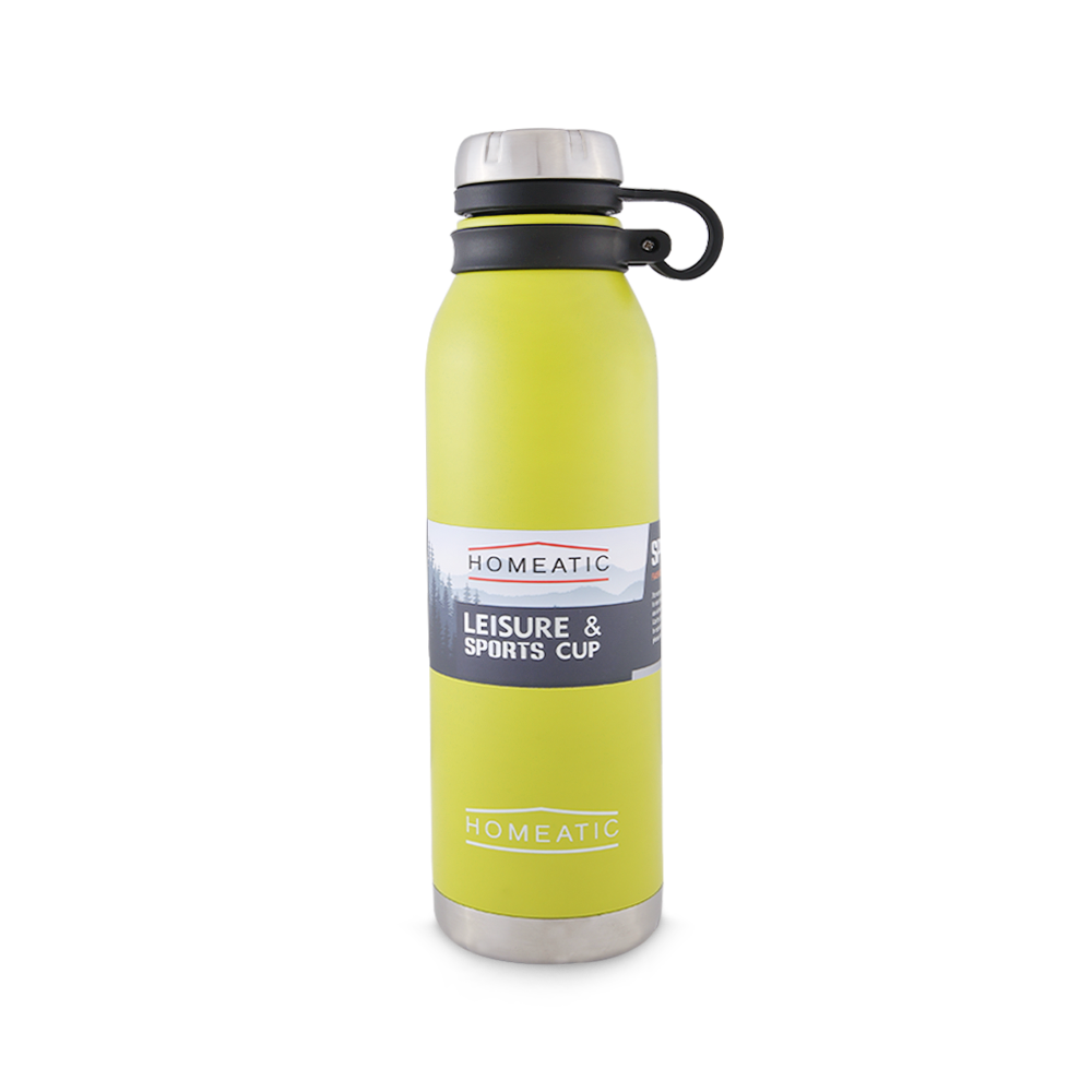 STEEL WATER BOTTLE 750 ML YELLOW
