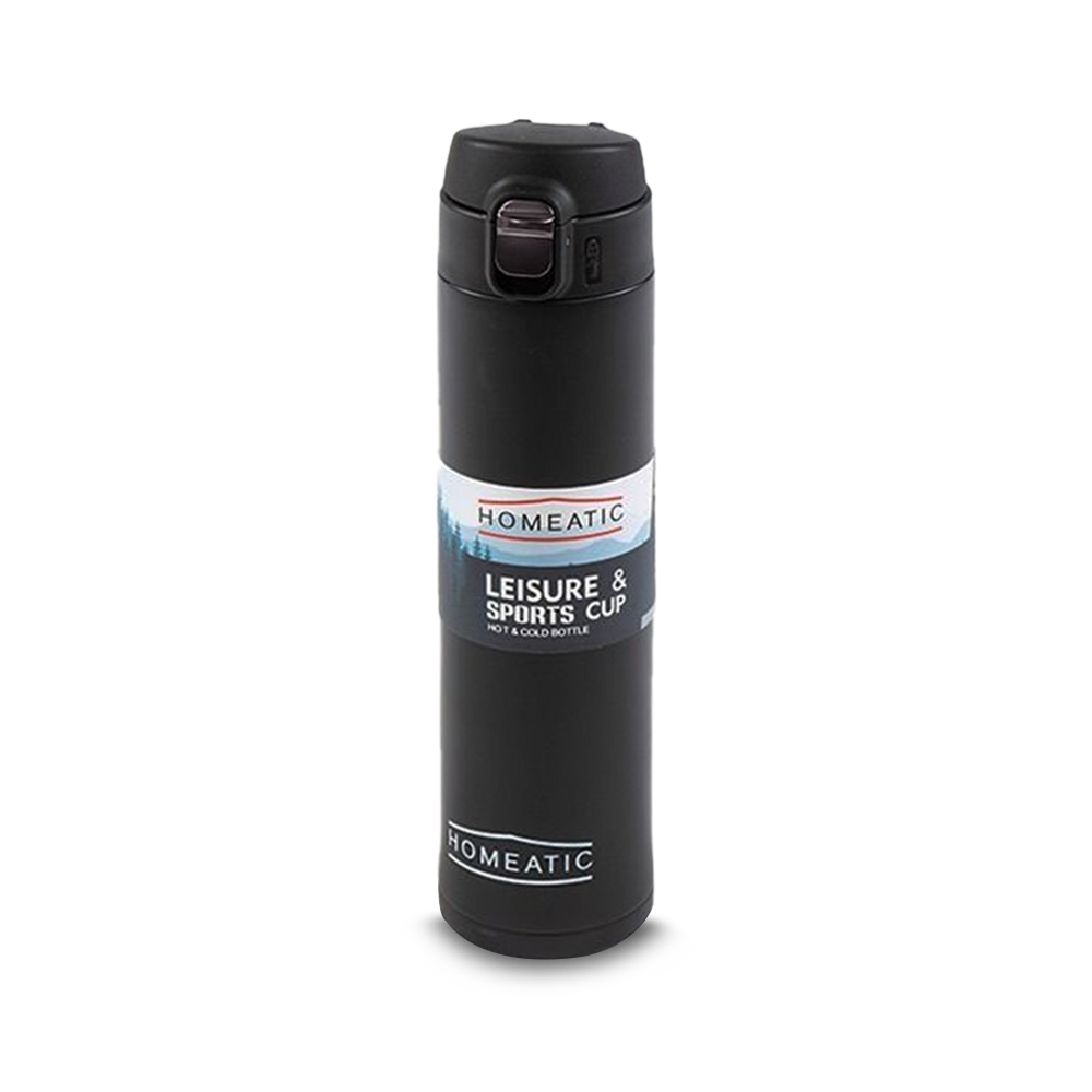STEEL WATER BOTTLE 500 ML BLACK