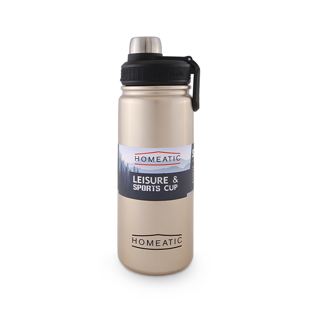 STEEL WATER BOTTLE 650 ML GOLDEN
