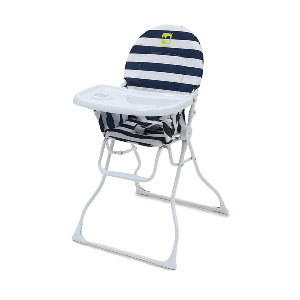 BABY HIGH CHAIR BLUE STRIPES