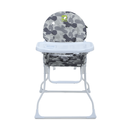 BABY HIGH CHAIR GREY ARMY