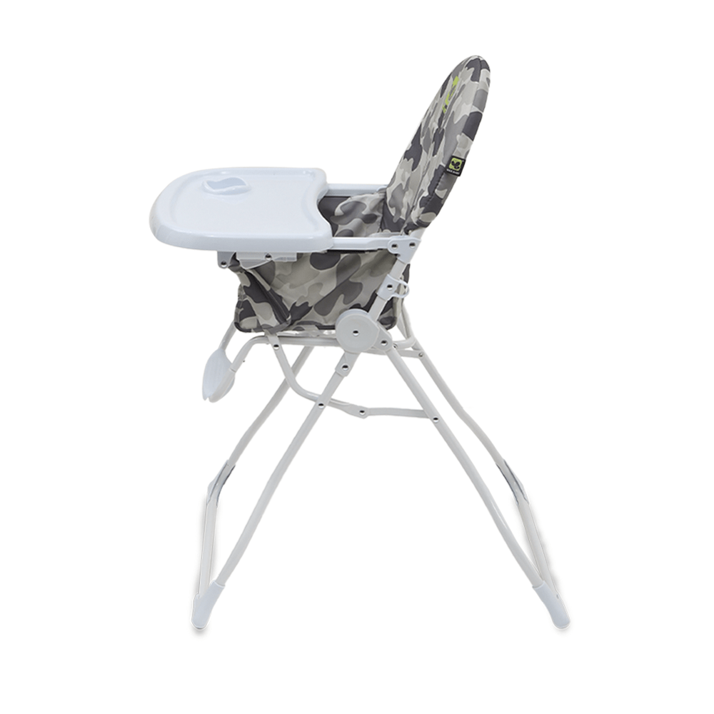 BABY HIGH CHAIR GREY ARMY