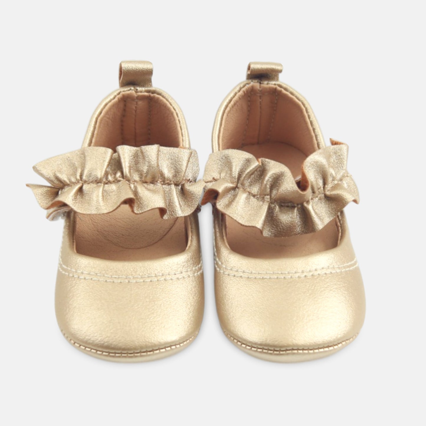 Girl Golden Ruffle Pre-Walker
