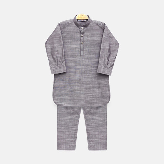 KAMEEZ PAJAMA GREY COTTON
