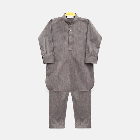 KAMEEZ PAJAMA GREY COTTON