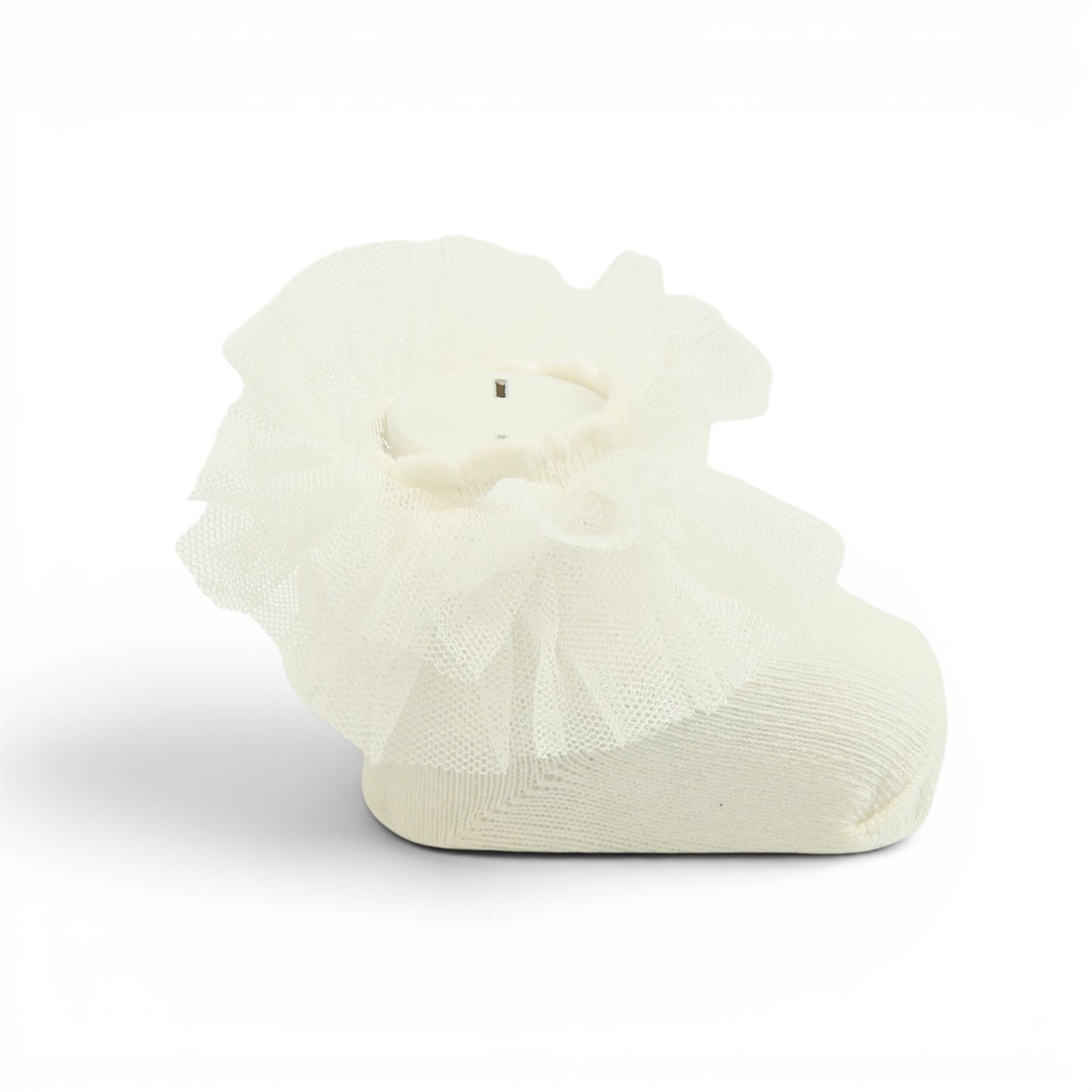 OFF WHITE COMFORT SOFT INFANT BOOTIES