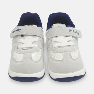 BOY'S COMFY SNEAKERS – WHITE