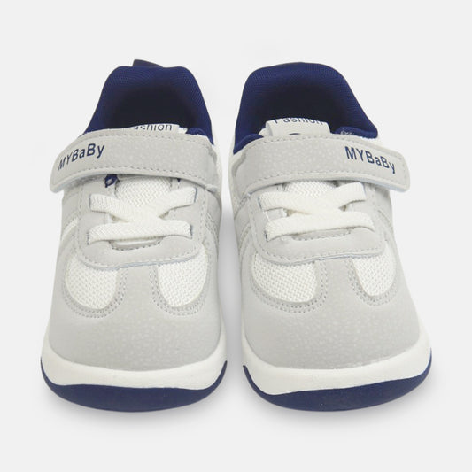 BOY'S COMFY SNEAKERS – WHITE